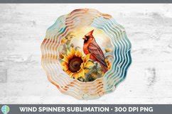 Autumn Cardinal Bird Wind Spinner Bundle Spinner Designs