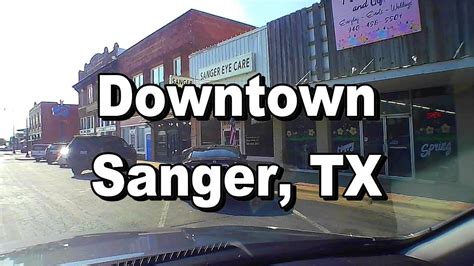 Driving Downtown Sanger TX Dash Cam YouTube