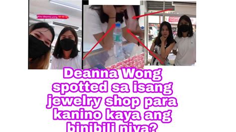 Deanna Wong Spotted Sa Isang Jewelry Shop Para Kanino Kaya Ang Binibili