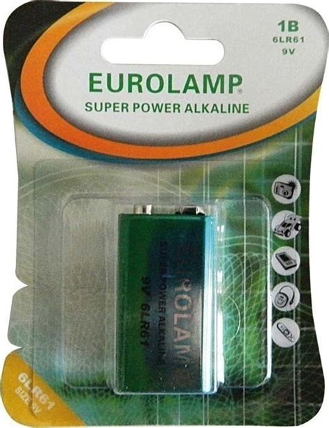 Eurolamp Super Power Αλκαλική Μπαταρία 9v 1τμχ Skroutzgr