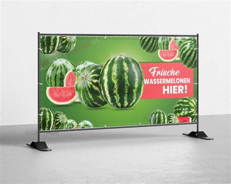 Wassermelonen Banner bedrucken lassen online günstig kaufen