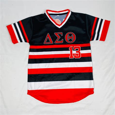 Delta Black Striped Baseball Jersey The King Mcneal Collection