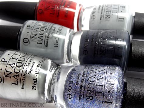 OPI Fifty Shades Of Grey Collection Swatches And Review Brit Nails