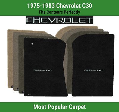 Lloyd Ultimat Front Carpet Mats For 75 83 Chevy C30 W Chevy Silver On