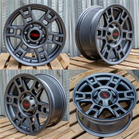 17 Wheels Fit Toyota 4runner Tacoma Fj Gx470 17x8 6x139 5 Gunmetal Rims Set 4 Ebay