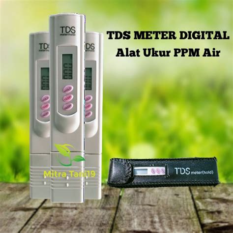 Jual Tds Meter Digital Hidroponik Alat Ukur Ppm Kualitas Air Tds