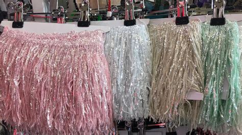 New Arrival Pink Shining Sequins Fringe Trim For Dress D Etsy