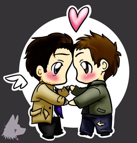 Chibi Destiel By Akaikitsunekegawa On Deviantart