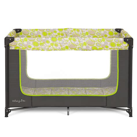 (READ NOTES) Dream On Me Zodiak Portable Playard in Grey and Green