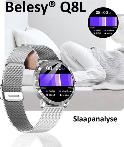 Belesy Q Lp Smartwatch Dames Smartwatch Heren Horloge