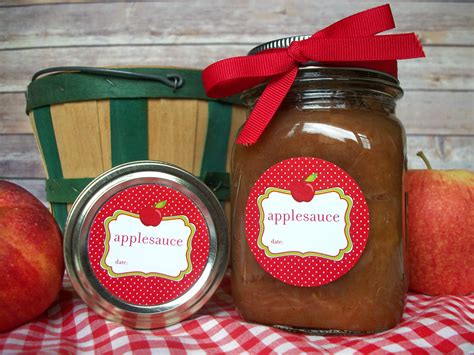 Cute Applesauce Canning Labels for home preserved fruit in jars – CanningCrafts