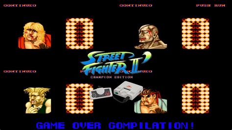 Game Over Street Fighter 2 Champion Edition PC Engine Compilation