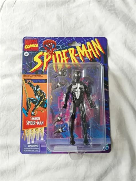 Hasbro Marvel Legends Symbiote Spider Man Black Costume Retro