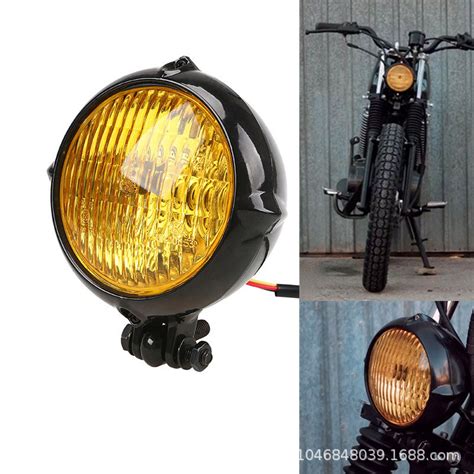 Motorcycle Accessories Inch Motorcycle Modified Retro Headlights