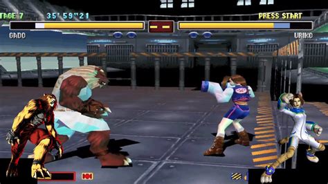 Bloody Roar 2 Gado Vs Uriko Difficulty 8 Bloodyroar2 Gameplay