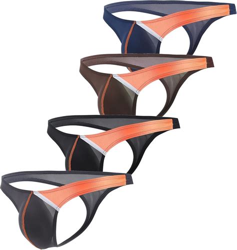 Yfd Mens G String Thong Underwear Low Rise Sumo Wrestling Bikini Briefs Panties Pack Of Men S