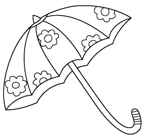 Desenhos De Guarda Chuva Para Colorir Bora Colorir