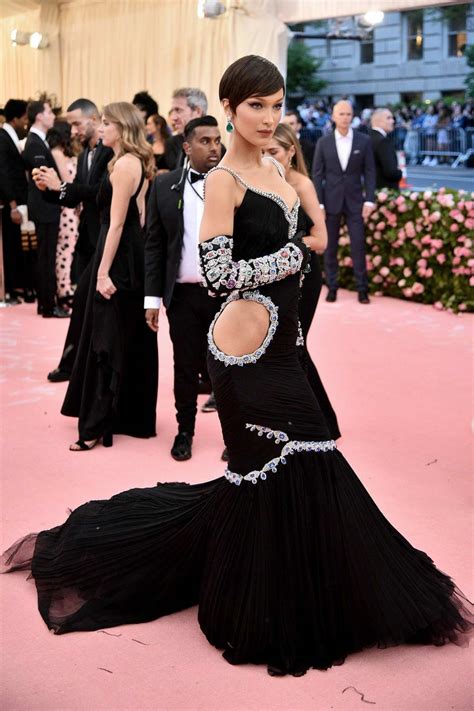 Bella Hadid Attends The 2019 Met Gala Celebrating Camp Notes On