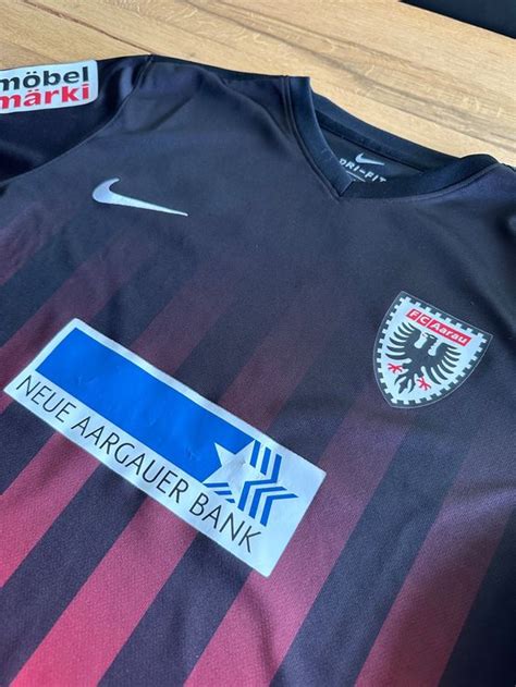 Fc Aarau Trikot Schwarz Rot Original Kaufen Auf Ricardo