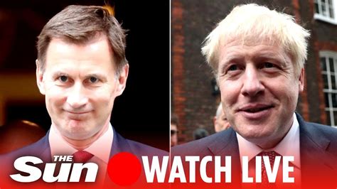 Watch Live Boris Johnson Vs Jeremy Hunt In Conservative Leadership