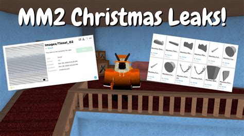 More Mm2 Christmas Event Leaks 2020 Roblox Youtube