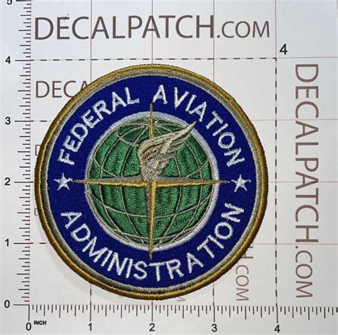 FAA Federal Aviation Administration Patch - Decal Patch - Co