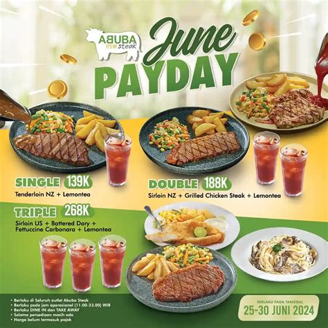 Promo Abuba Steak Payday Harga Paket Mulai 139Ribuan