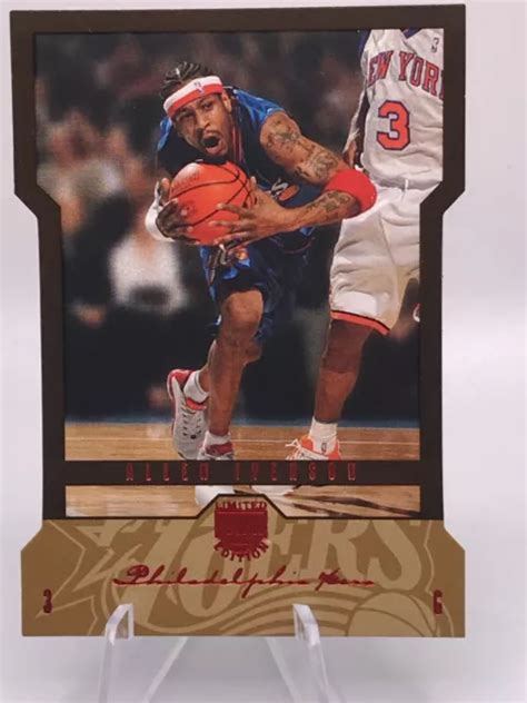 ALLEN IVERSON 2004 05 Fleer Skybox LE épreuve d artiste 11 feuille