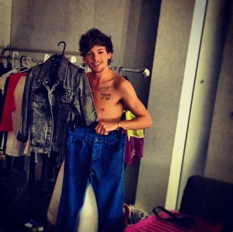 Louis Tomlinson Shirtless Tattoos