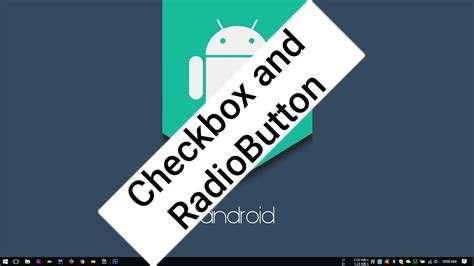 Android Tutorial Kotlin 09 CheckBox And RadioButton View Creation