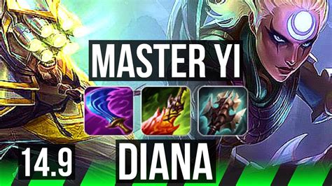 Master Yi Vs Diana Jgl Quadra Legendary Games Tr Master