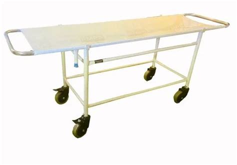 Mild Steel Hospital Stretcher Trolley At Best Price In Mumbai ID