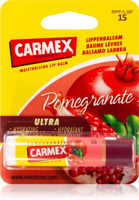 Carmex Pomegranate B Lsamo Hidratante Para L Bios Em Stick Spf