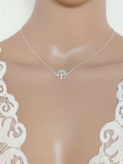 Collier Femme En Argent Massif Arbre De Vie Thanina Bijoux