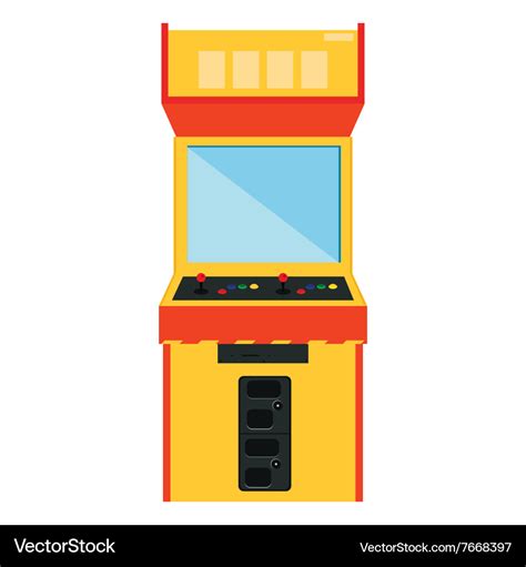 Arcade game machine Royalty Free Vector Image - VectorStock