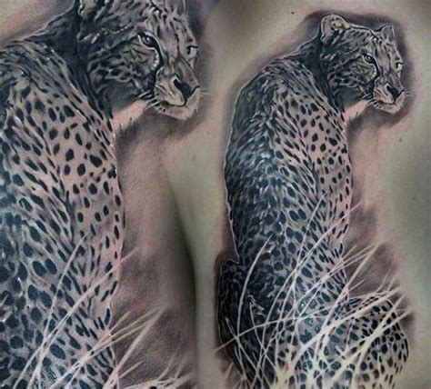 Creative Cheetah Tattoos For Men