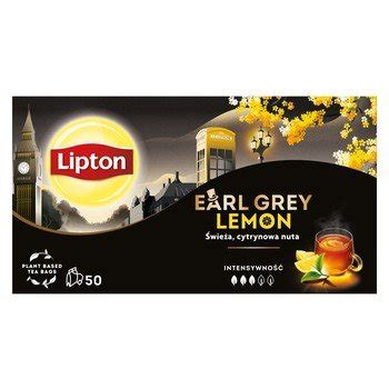 Herbata Czarna Lipton Earl Grey Z Cytryn Szt Lipton Sklep