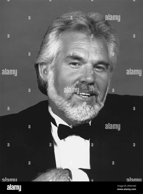 Portrait Of American Singer Songwriter And Actor Kenny Rogers Stock