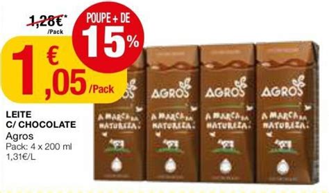 Promo O Leite C Chocolate Agros X Ml Em Intermarch