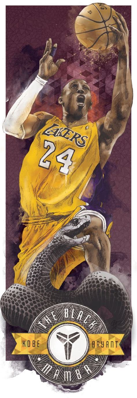 Kobe Bryant Aka The Black Mamba On Behance Kobe Bryant Kobe Nba