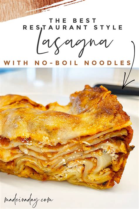 Skinner No Boil Lasagna Recipe | Dandk Organizer