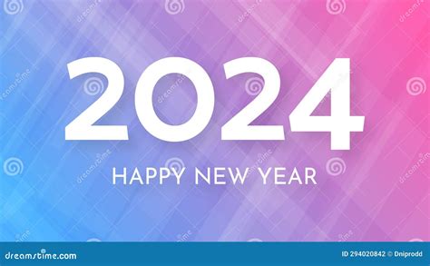 Happy New Year On Colorful Background Stock Vector Illustration