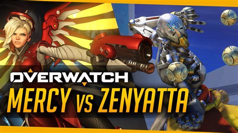 Overwatch Mercy Vs Zenyatta Supports In Season 2 YouTube