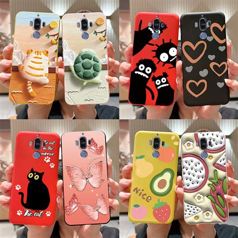 สําหรับ Huawei Mate 9 เคสกันกระแทก ซิลิโคนนิ่ม สีลูกกวาด สําหรับ Huawei