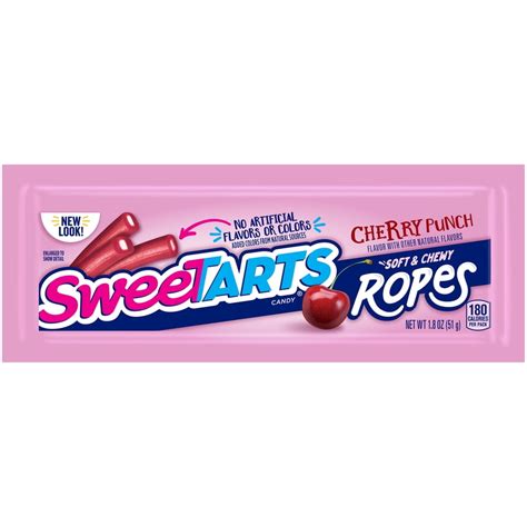 Sweetarts Soft And Chewy Ropes 18 Oz Package Pack Of 24