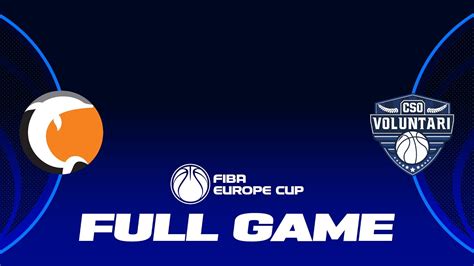 Norrkoping Dolphins V Cso Voluntari Full Basketball Game Fiba