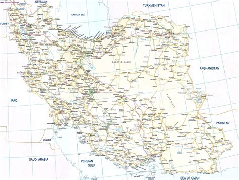 Maps Of Iran Detailed Map Of Iran In English Tourist Map Of Iran