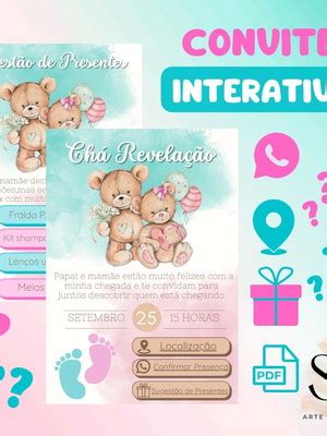 Convite Digital Interativo Ch De Lingerie Elo