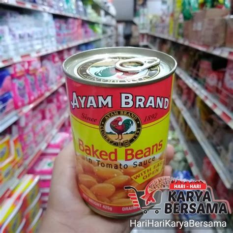 Jual Makanan Kaleng Ayam Brand Baked Beans 425gr Di Lapak