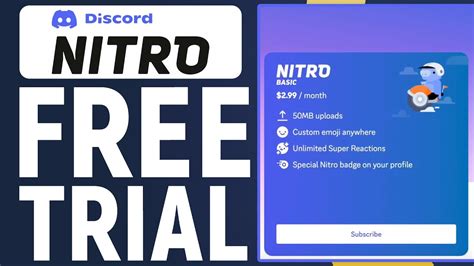 How A Free Trial On Discord Nitro In 2025 - Easy Tutorial - YouTube